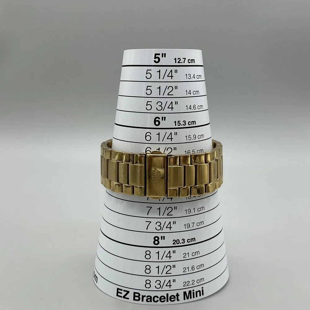 Juicy Couture Stella Womens Watch 40mm Gold Tone Rainbow Crystal New Battery 7